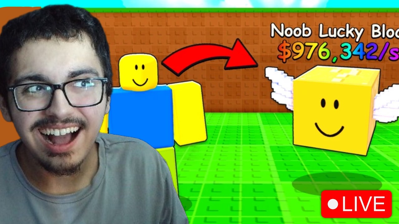 Roblox Be a Lucky Block LIVE!