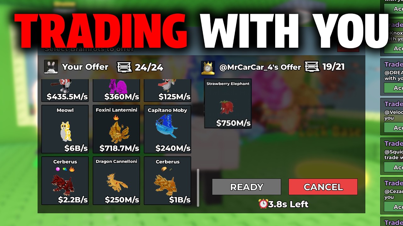 Live ???? |  TRADING WITH YOU in Steal a…