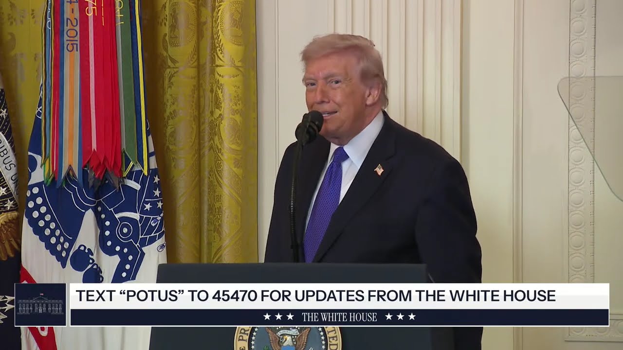 President Trump Participates in a Medal …