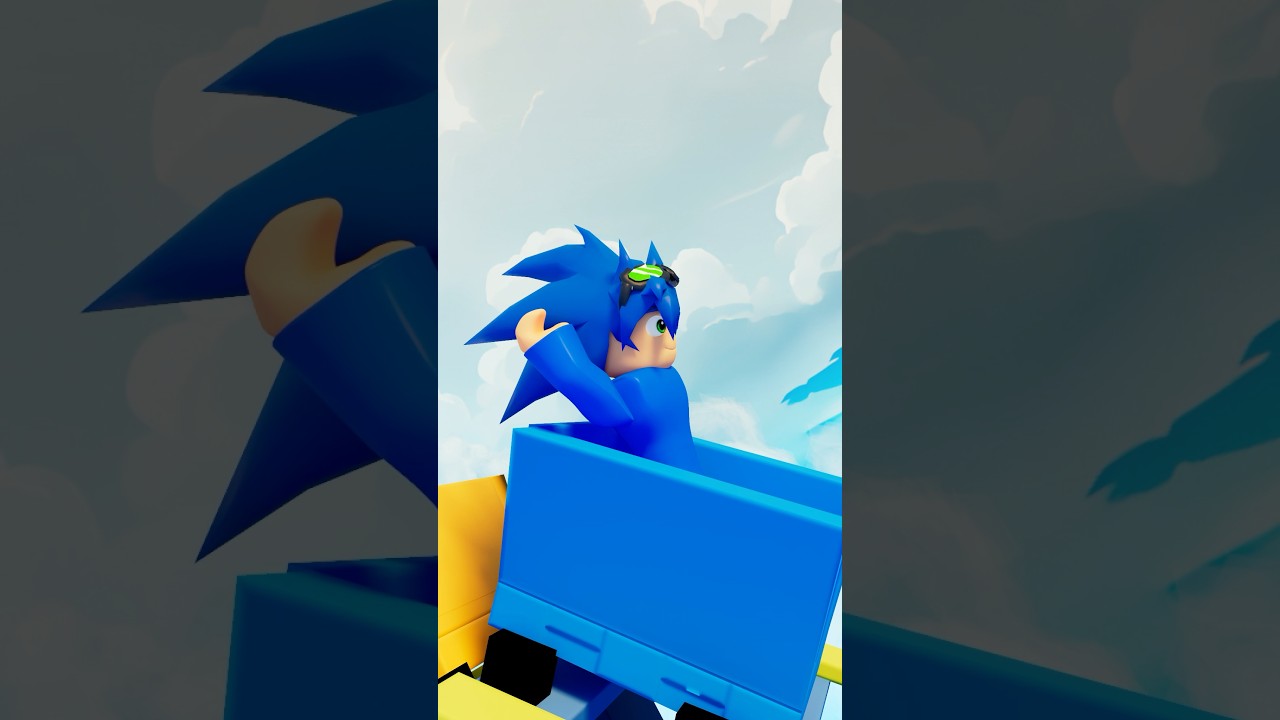 Speedy Sube a Una Montaña Rusa en Roblox…